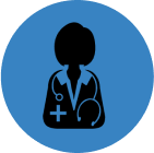Illustration of a medical person